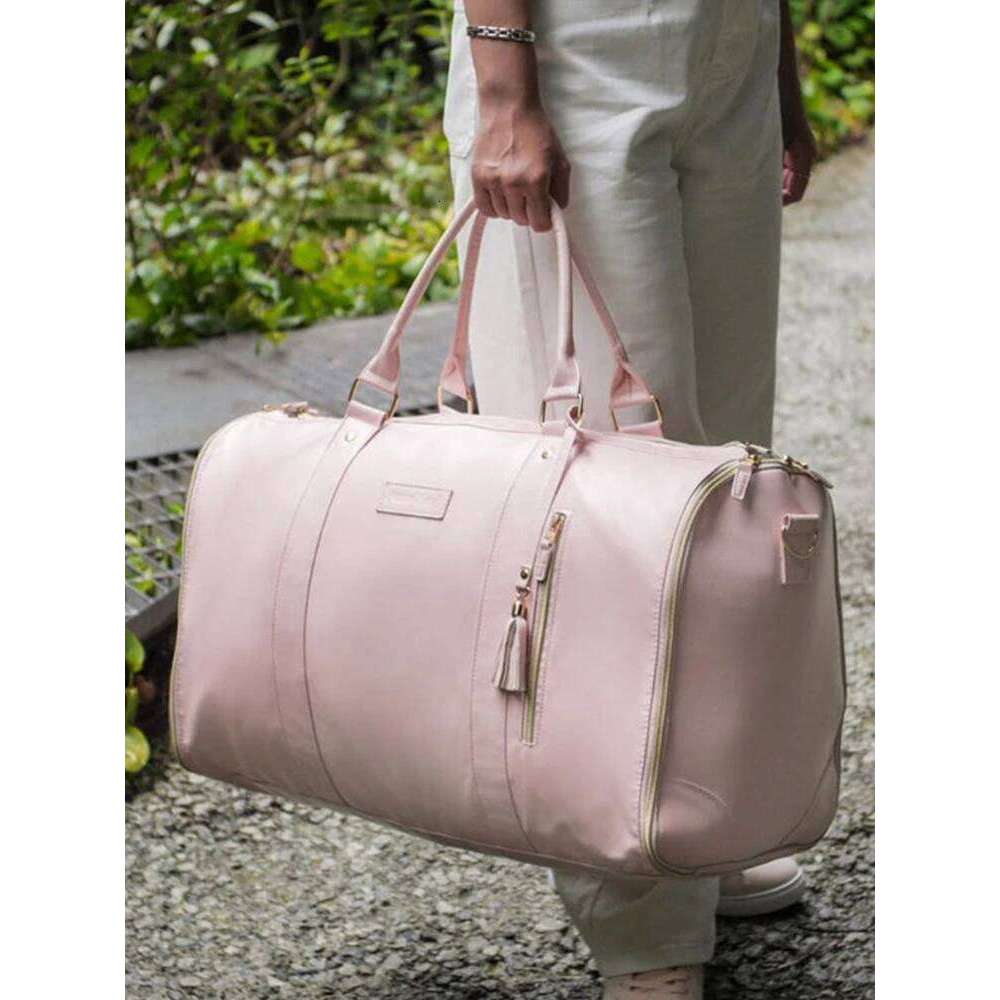 Jenni Hot PU Leather Travel Duffel Bag Limited Edition Foldable Storage Airport Handbag