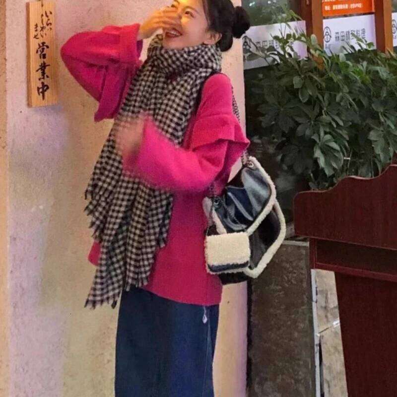 Shoulder Bag messenger bag Y2k women's Fashion Vintage Trend Patchwork Fluffy Casual Underarm Bags