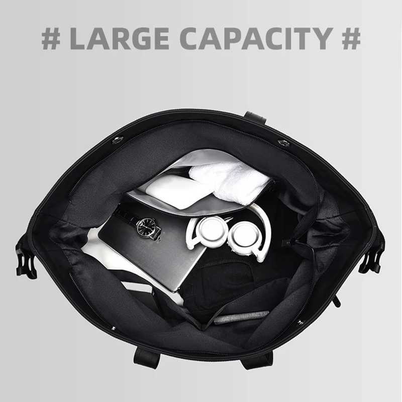 PU Travel Bag Men Business Trip Luggage Storage Bags Men Commute Handbag Large Capacity Shoulder Pack Waterproof Leisure Daypack W250618