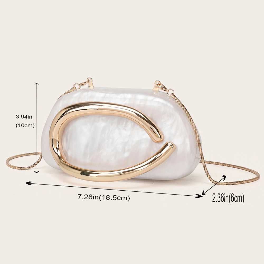 Fashion Womens Handbag Bride Metal Gold Women Evening Banquet Clutch Bag Shoulder Wedding Purse Party Crossbody Bag Z250618