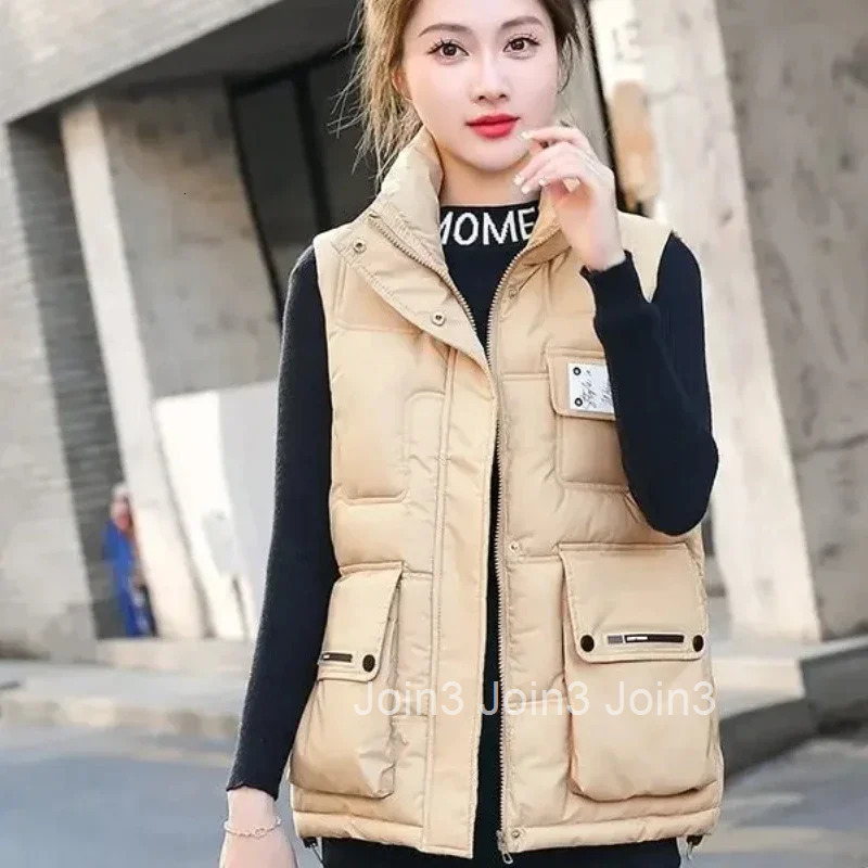 Lady Giletes Loose Quilted Womens Padded Cotton Vests Coats on Sale Winter Clothing Working Insulated Classic New Outerwear
