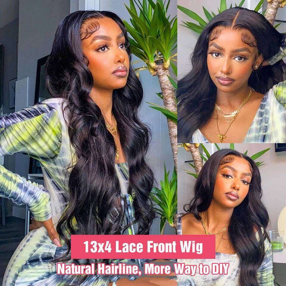 Easy and Go Body Wave 6x4 5x5 Closure Glueless Wig Human Hair Ready To Wear Cut Pre plucked 13x4 Lace Wigs