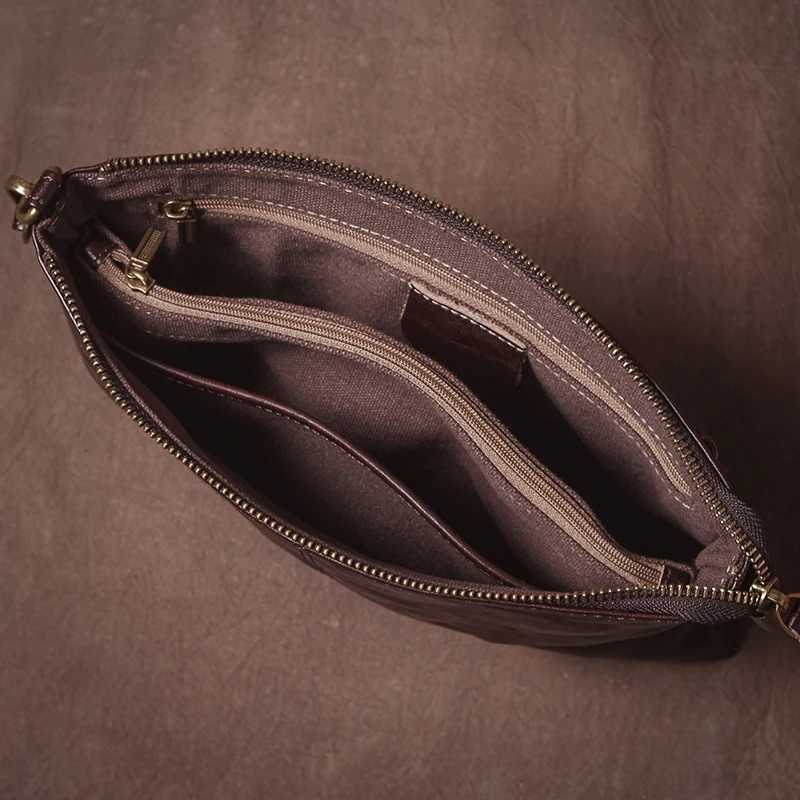 GURO High Quality Mens Real Leather Clutch Designer Money Pouch Casual Business Handbag Underarm Bag Portable Wristlet Bag Z250618