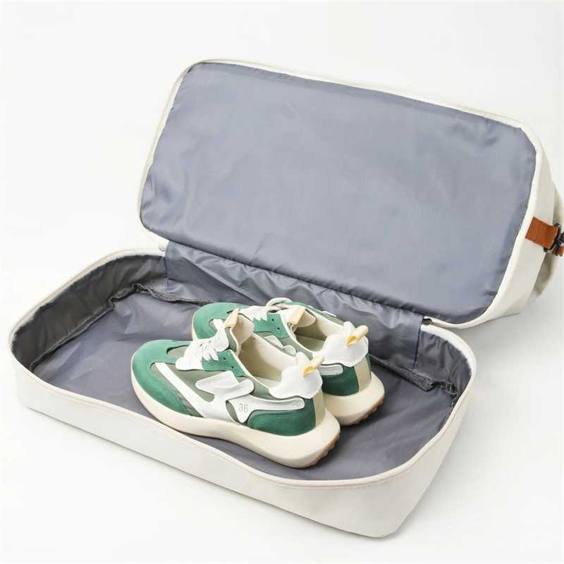 Large-capacity portable travel bag lightweight gym bag independent shoe compartment shoulder messenger bag. W250618