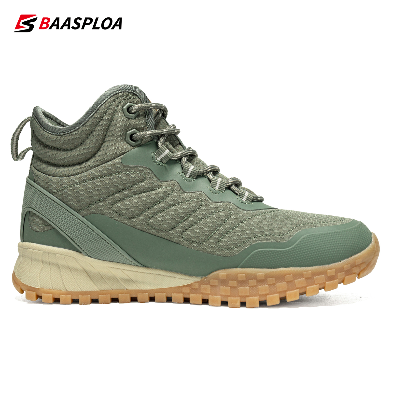 Baasploa Women Plush Snow Boots Winter Warm Female Outdoor Shoes Non-Slip Walking Shoes Casual Waterproof