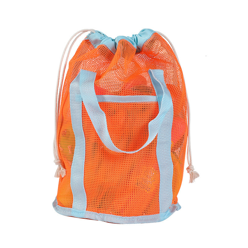 Children's Toy Storage Mesh Beach Handheld Drawstring Travel Toiletry Bathroom Swimming Bag