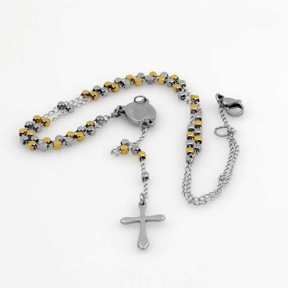 Hot Sale New Classic Collares Mujer Collier Male Cross Pendant Necklace Charm Steel Chain Fashion Jewelry W250618