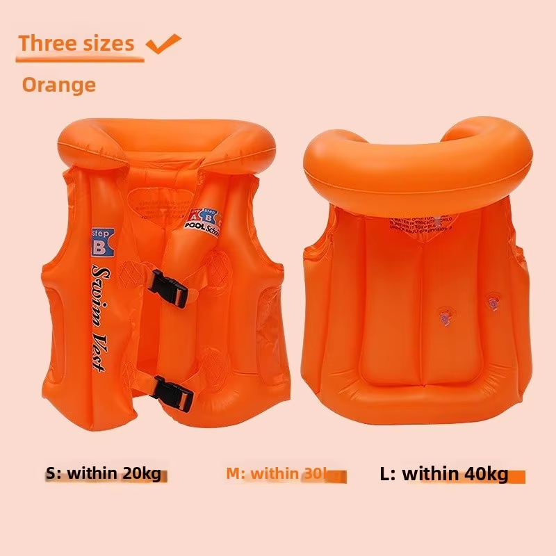 Children Swimming Safety Jackets Lifesaving Vest Life Waistcoat for Boating Drifting Toddler Float Inflatable Swim Suit Release Buckle Float Kids Swim