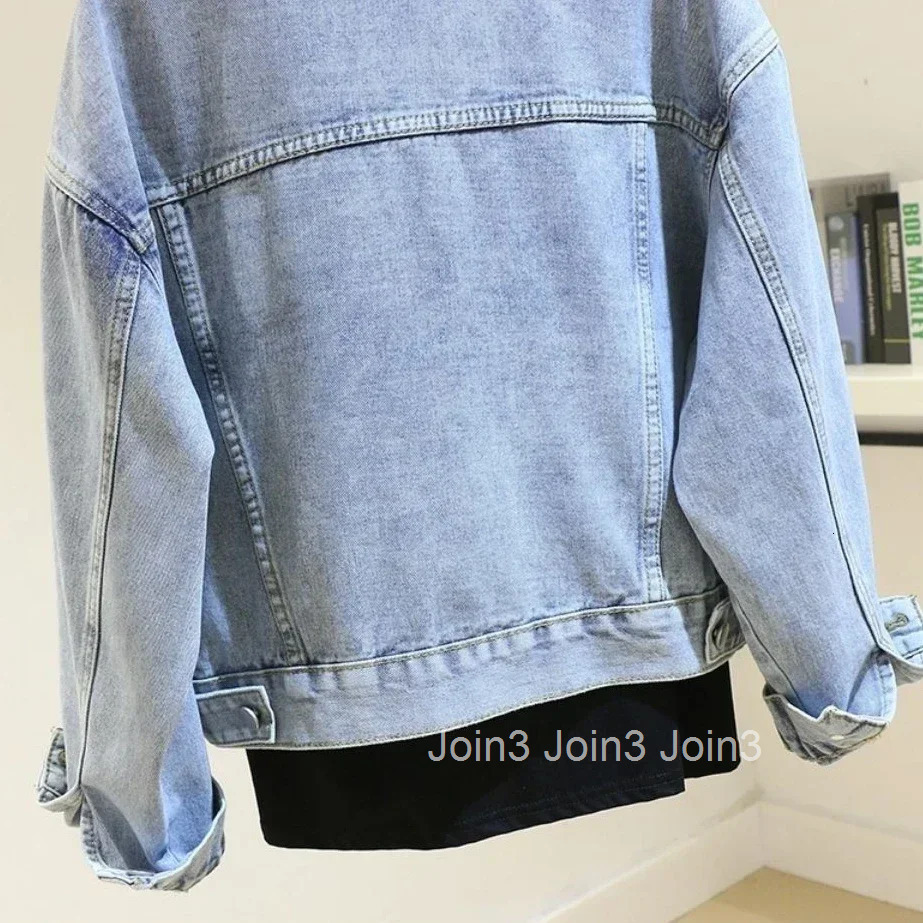 Long Sleeve Cowboy Coat Woman Plain Korean Popular Clothes Deals Y2k Fashion Denim Jacket for Women Korea on Sale Reviews Many