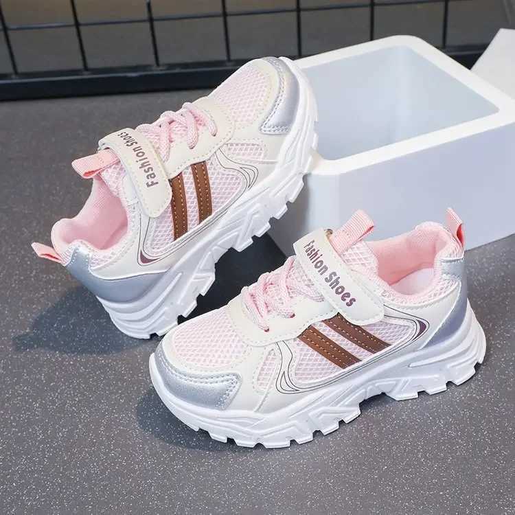 Sneakers for Girls Autumn Breathable Kids Shoes Fall 2025 New Boys Double Mesh Shoes for Girls Soft Soled Daddy Shoes Z250618
