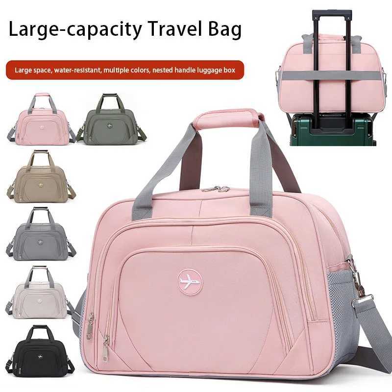 Large-capacity travel bag dry-wet separated fitness bag lightweight waterproof luggage bag unisex sports bag W250618
