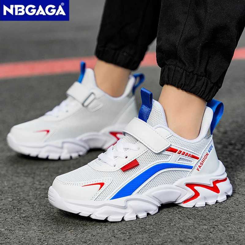 Lightweight Childrens Black Sneakers Breathable Mesh for Boys School Casual Walking Shoes Non-slip Sport Kids Girl Running Shoe Z250618