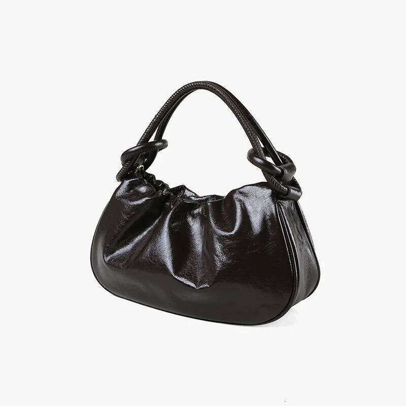 Oil Wax Cowhide Tote Autumn And Winter Design Crossbody Commuter Women's Bag Genuine Leather Shoulder Bag