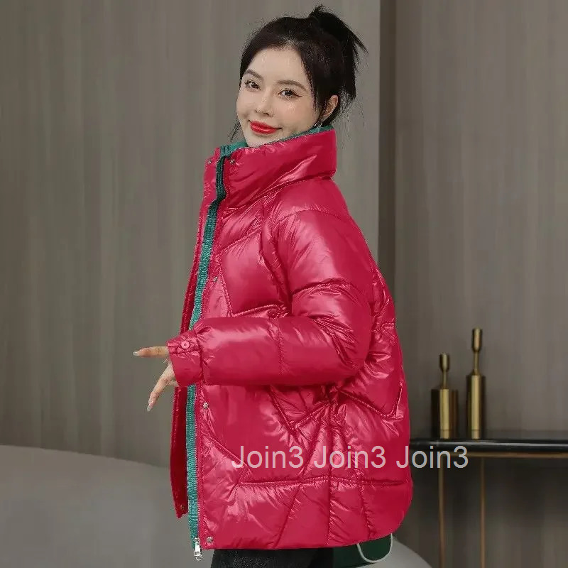 Large Parkas Woman Zip-up Coats for Women Solid Color Jackets Discount Hot Great High Quality Offers Demi-season Youthful Thick