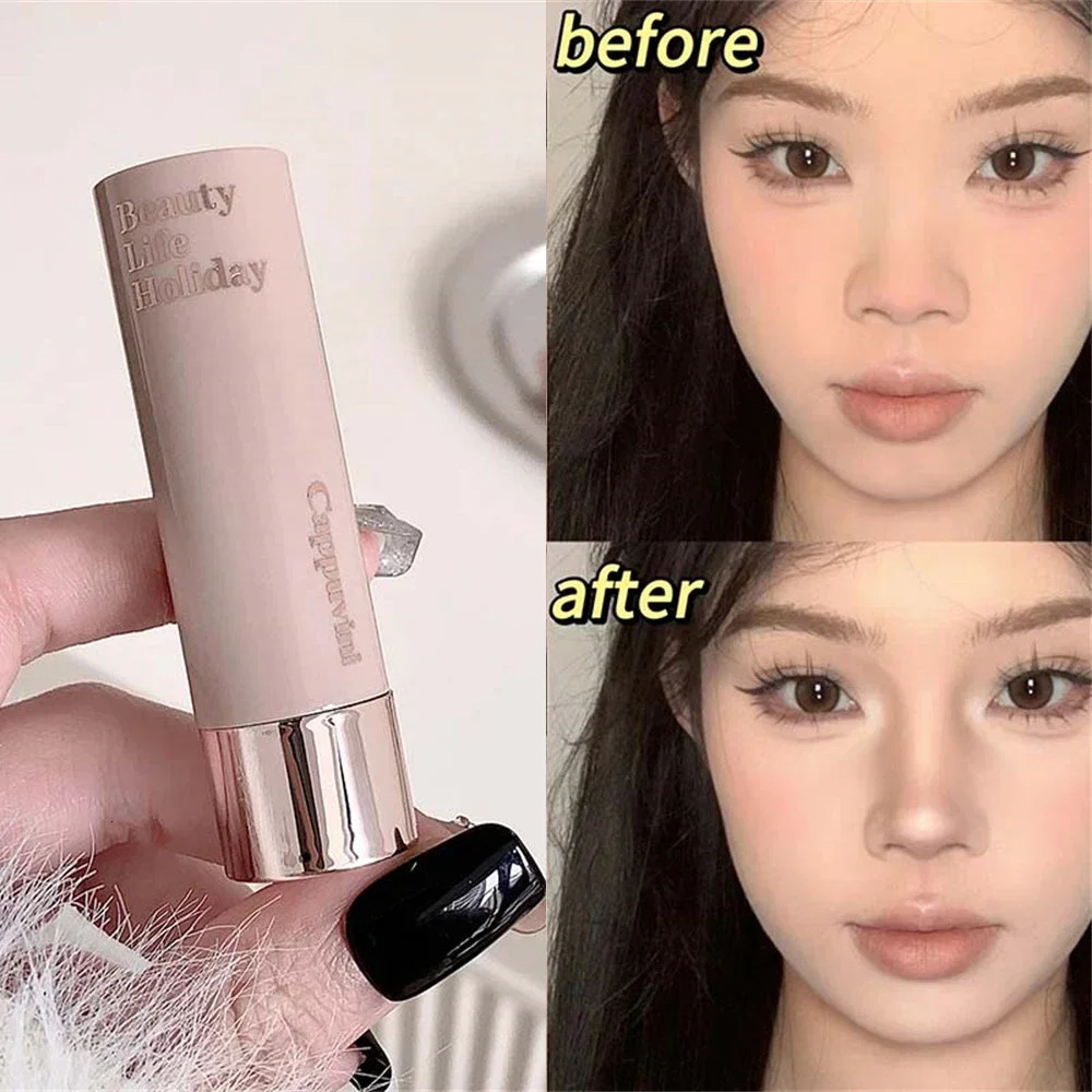 Matte Concealer Contour Stick Smooth Lasting 3D Nose Shadow Waterproof Face Highlight Brighten Contour Makeup 250618