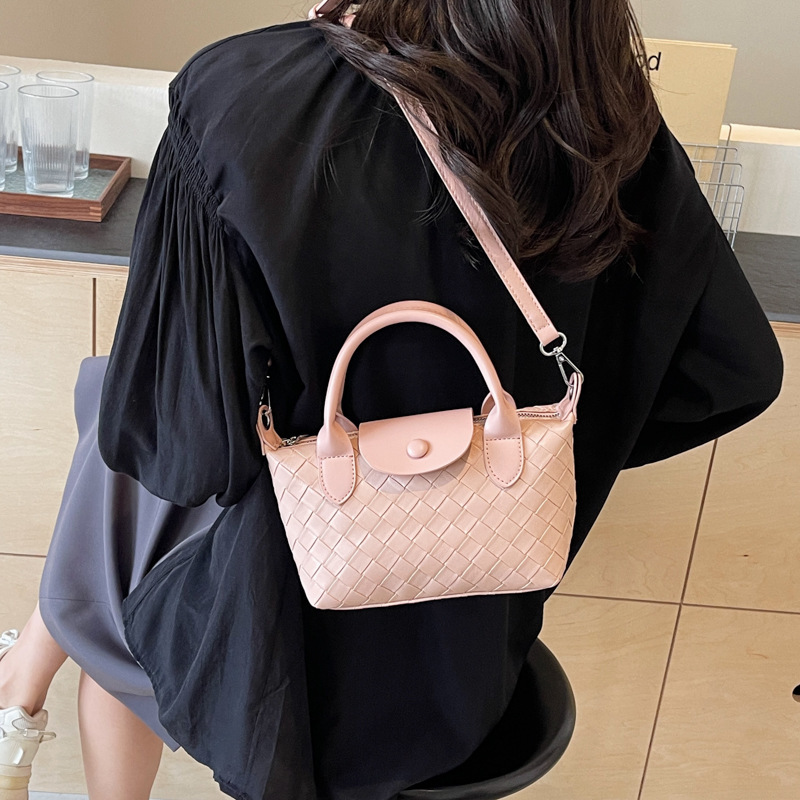 Free shipping designer Bag French Style Fashion Handbag Spring Summer New Women Bag Versatile Woven Small Square Bag Niche Trendy Crossbody Bag