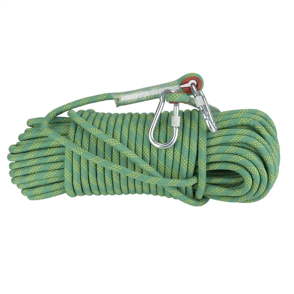 12mm 30m Outdoor Rock Climbing Escape Rope 12mm Diameter Safety Survival Cord 250617