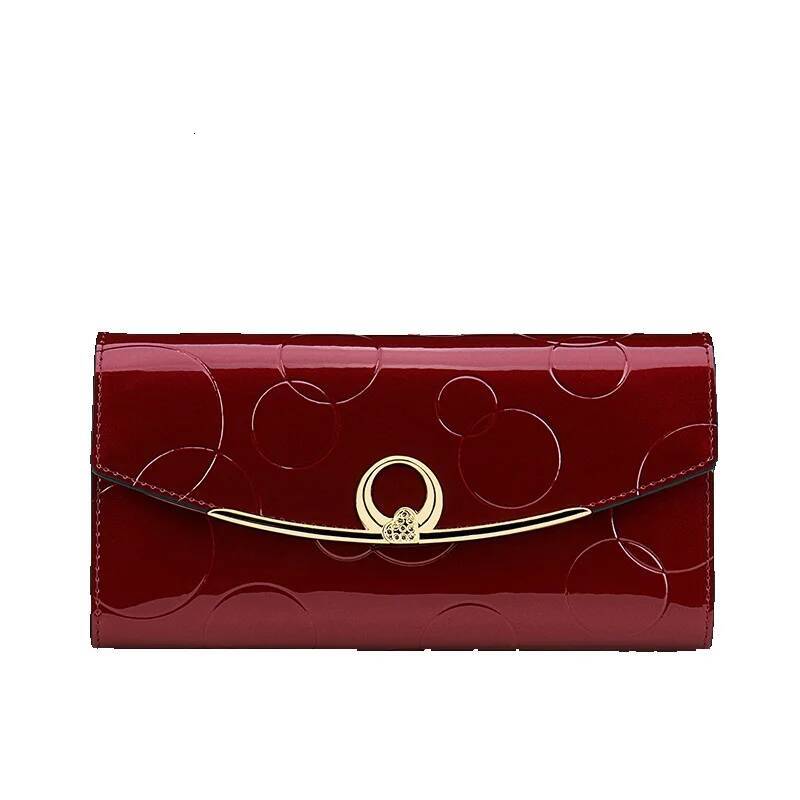 Free Shipping Designer Wholesale Women's Wallet Genuine Leather Long Large Capacity Multi-functional Simple Luxury Bag Elegant Women's Ticke