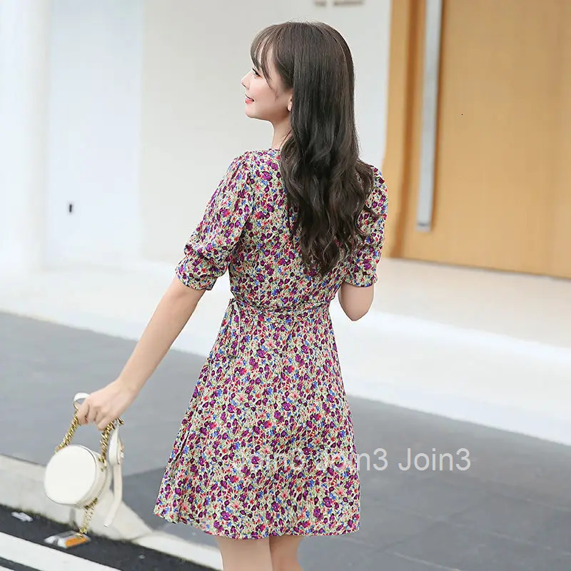 Female Dresses 2025 Flower Clothing Bandage Womens Dress Holiday Floral Fancy Midi Outfits New In One-piece Xl Cheap Casual Hot