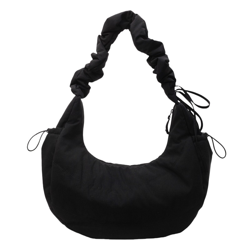 Free shipping designer Hot-Selling Commuter Dumpling Bag Large Capacity 2025 New Simple Fashion Shoulder Bag Pleated Crossbody Bag for Women