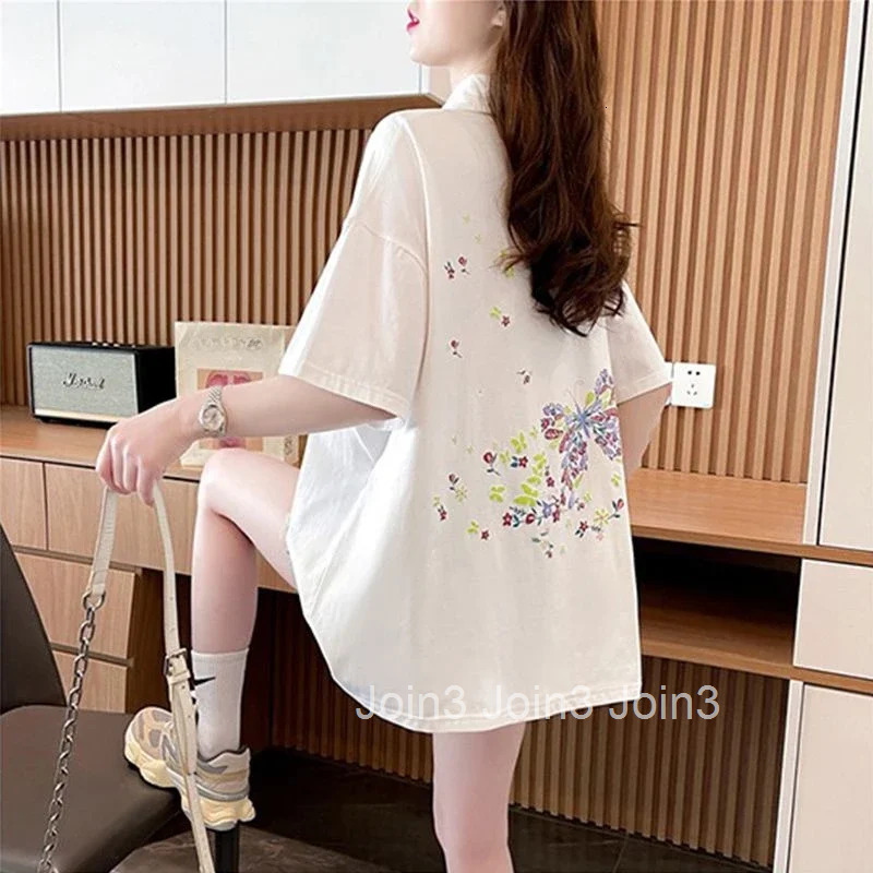 Summer Outfit Female Tee Graphic Womens Polo Y2k Fashion Korea Emo Kpop Cheap Clothing Sales Clearance Vintage Basic T-shirts