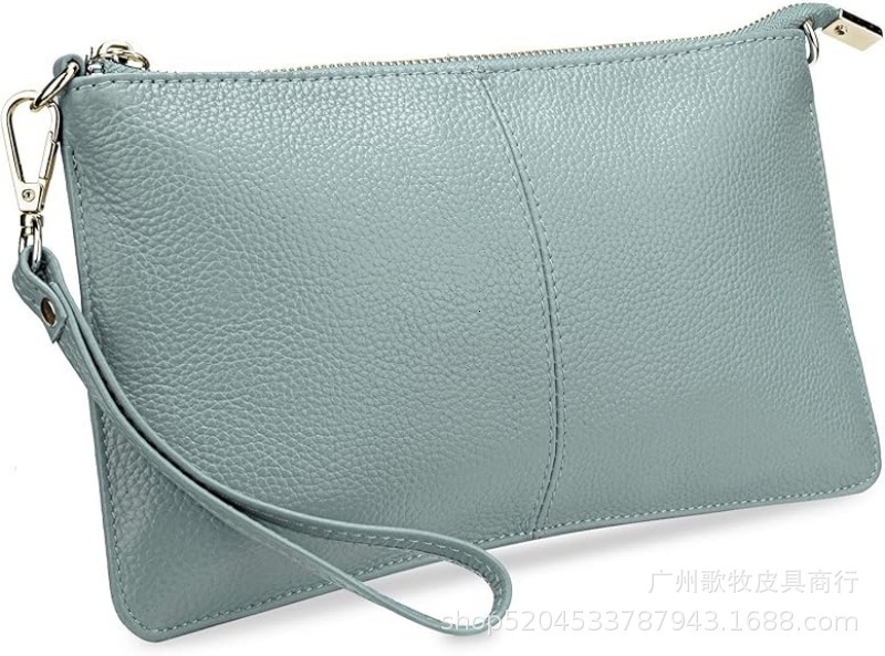 Free Shipping Designer Lychee Grain Women's Leather Fashionable Handbag Luxury Bag And Double Zipper Portable Handbag