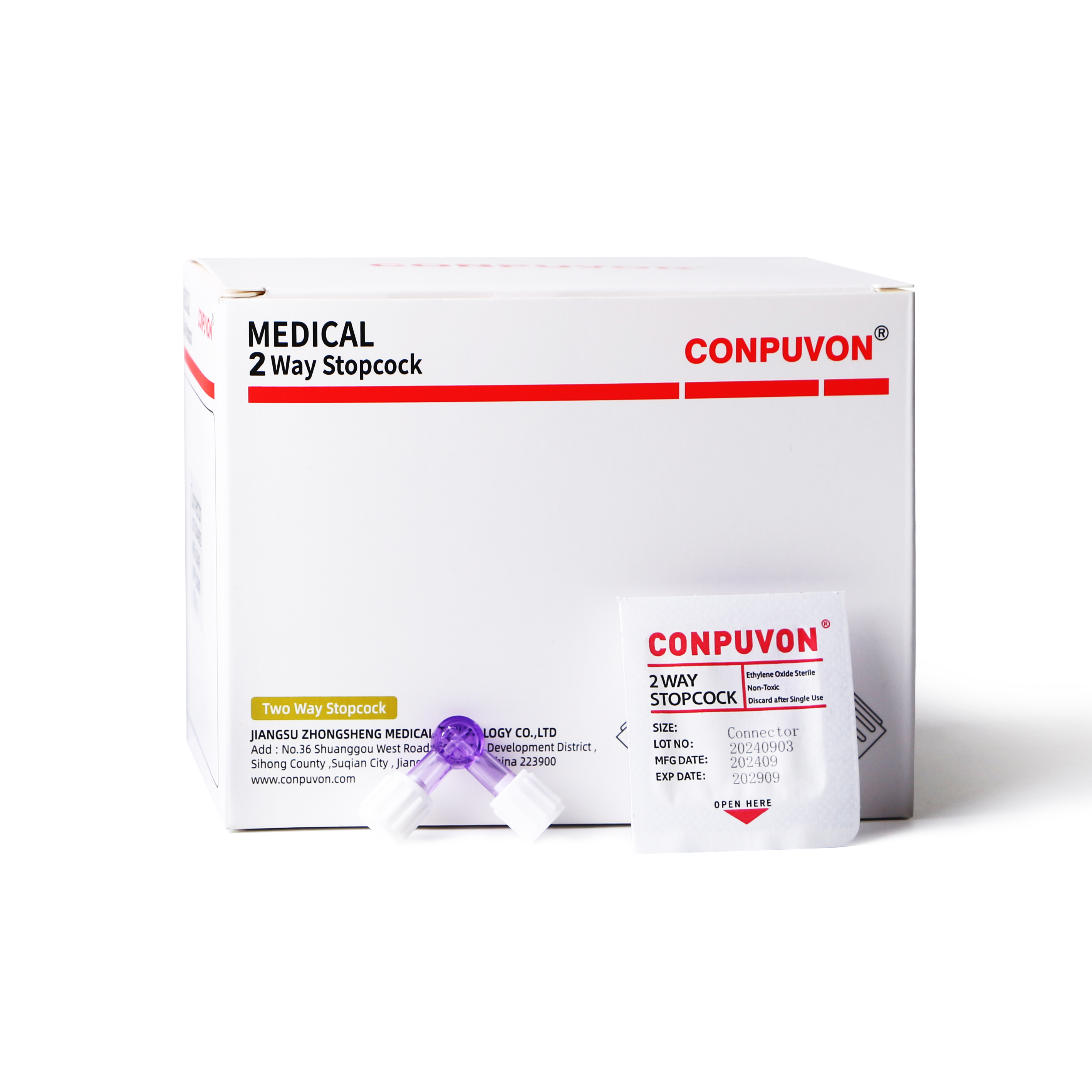 FACTORY wholesale CONPUVON connector 2 Way Stopcock|For daily beauty care