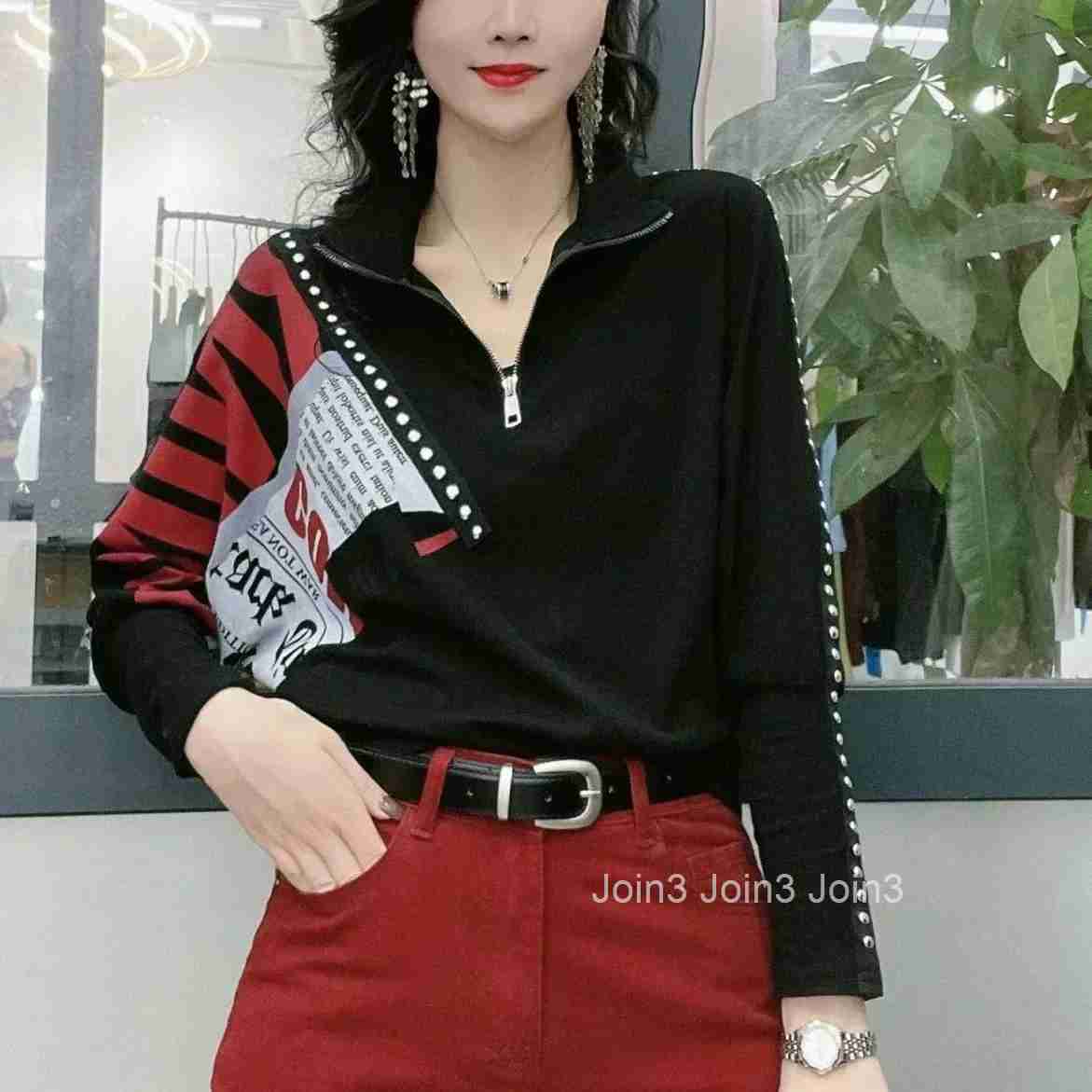 Womens Sweatshirts Spring and Autumn New In Pullovers Text Letter Printing Female Top Cheap Aesthetic 2025 Trend Korean Fashion