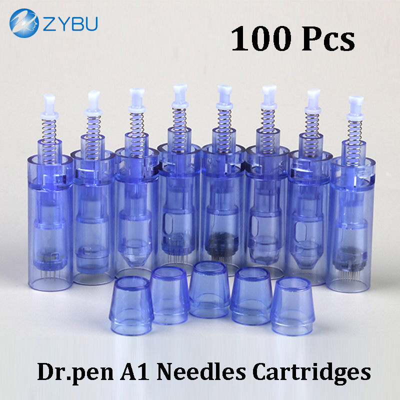 Bayonet 100 Pcs Nano Tips for Dr.pen A1 Ultima Pen Needle Cratridge Dermapen MTS Tip 9/12/24/36/42Pin Nano 3D 5D