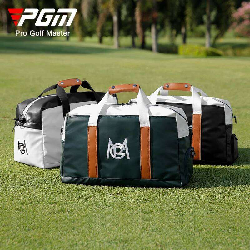 PGM Men Women Golf Clothing PU Lightweight Waterproof Travel Carrying Independent Shoe Bag Ywb043