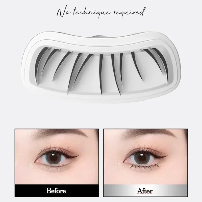 Lower Eyelash Stamp Set Waterproof Eyelash Seal Tool Eyeliner Pen Easy To Use Quick Dry 0.01mm Tip Lower Lash Stamp with Ink 250618