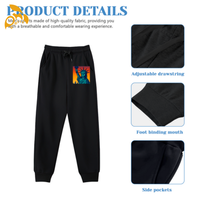 Free Shipping Design summer designer-customized DIY Men's Pants polyester men's trousers with exquisite patterns outdoor size S-XXL from US
