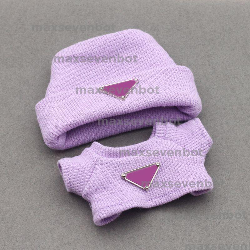 Designer LaBuBu Key Chain suit clothes Bag Charm Monsters Big Into Energy SeriesBlind Box Kawaii Figure Fe Doll ClothesDoll Keychain cap Decor Gift L2