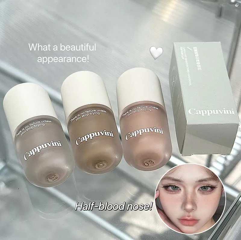 Grey Brown Facial Contour Shadow Cream Natural Nude Makeup Liquid Contouring Stick 3D Nose Shadow Brightening Bronzers Cosmetic XJ250618