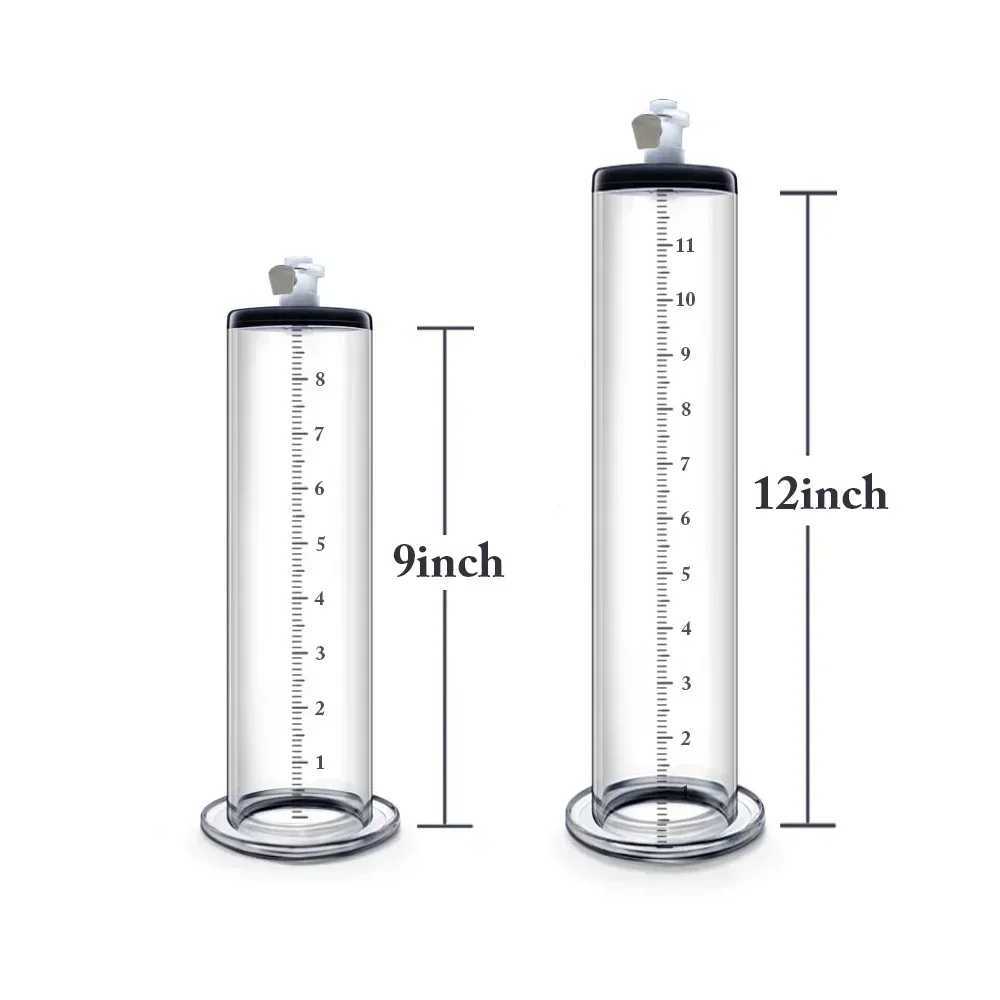 SCAcrylic Penis Pump Manual Penis Enlarger Sex Toy for Men Vacuum Pump Male Masturbation Penis Extender Trainer Adults Sex Product W250618