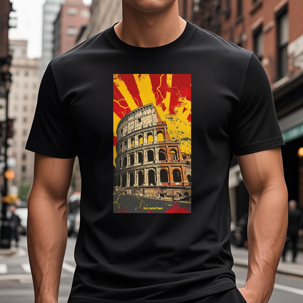Ddmytiger A T Shirt With An Image Of The Coliseum In Rome Italy S XL T Shirts Jogging Suit