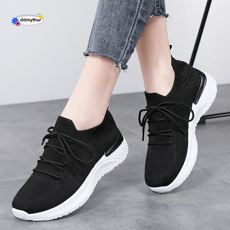 Plus 2025 New Spring Mesh for Women Fashion Lace-up Sneakers Ladies Non-slip Shoes Size 36-42 ddmythur