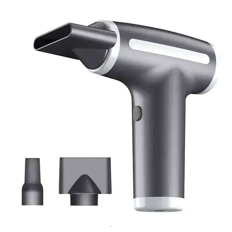 High Speed 11000RPM 4 in 1 Wireless Hair Multifunctional Air Duster Travel USB Rechargeable Only Cold Wind Blow Dryer