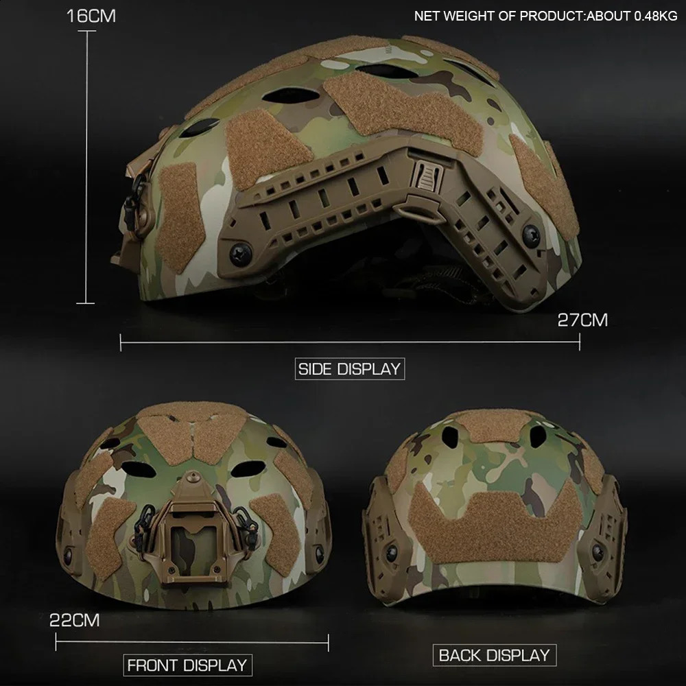 Tactical Helmet Simplified Version OpsCore SF Super High Cut Outdoor Cycling Paintball Protection Fast Airsoft y250611