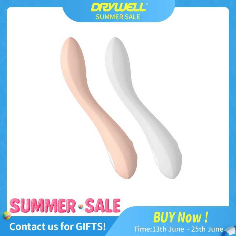 DRY WELL G-Spot Heating Rose Vibrator Clit Tits Anal Stimulator 10 Vibration Modes Waterproof Finger Dildo Sex Toy for Women W250618