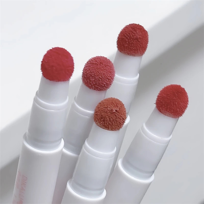 DIKALU Lip Powder Cream Air Cushion Lip Cream Matte Lip Glaze Mouth Red Lip Mud Non- Non-stick Cup Feminine White Brick Re 250618