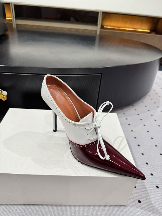 Women's formal lace up shoes, fashionable and simple Cheryl sandals, with a gentle and versatile style, pointed fashion, black and beige color 35-41