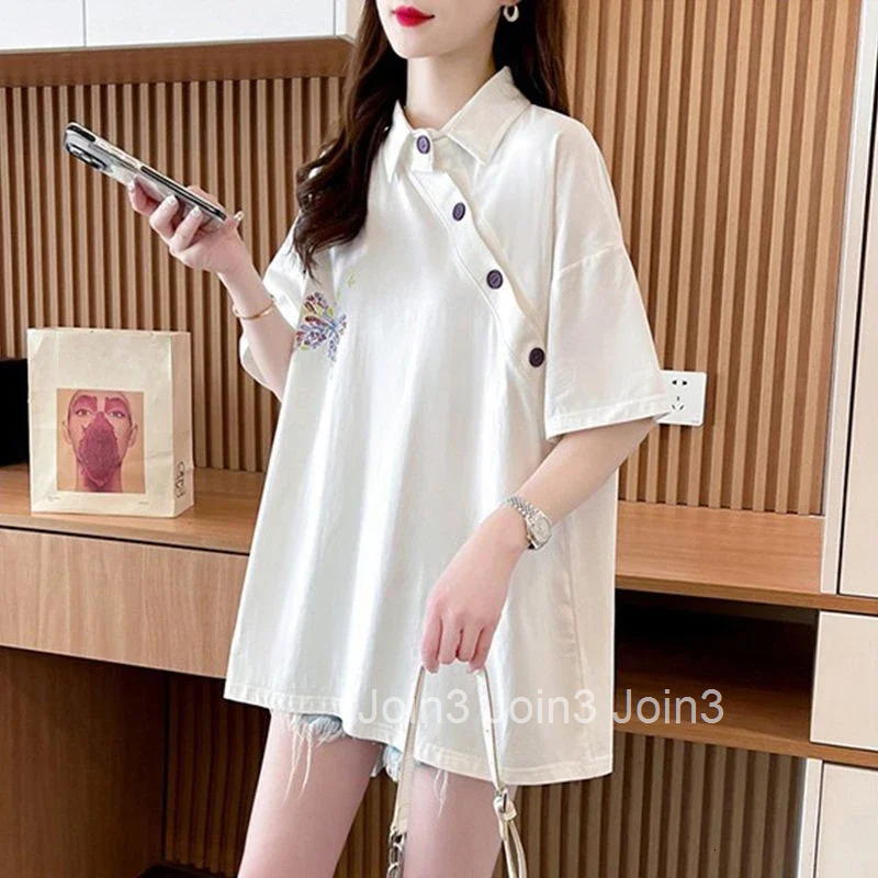 Summer Outfit Female Tee Graphic Womens Polo Y2k Fashion Korea Emo Kpop Cheap Clothing Sales Clearance Vintage Basic T-shirts