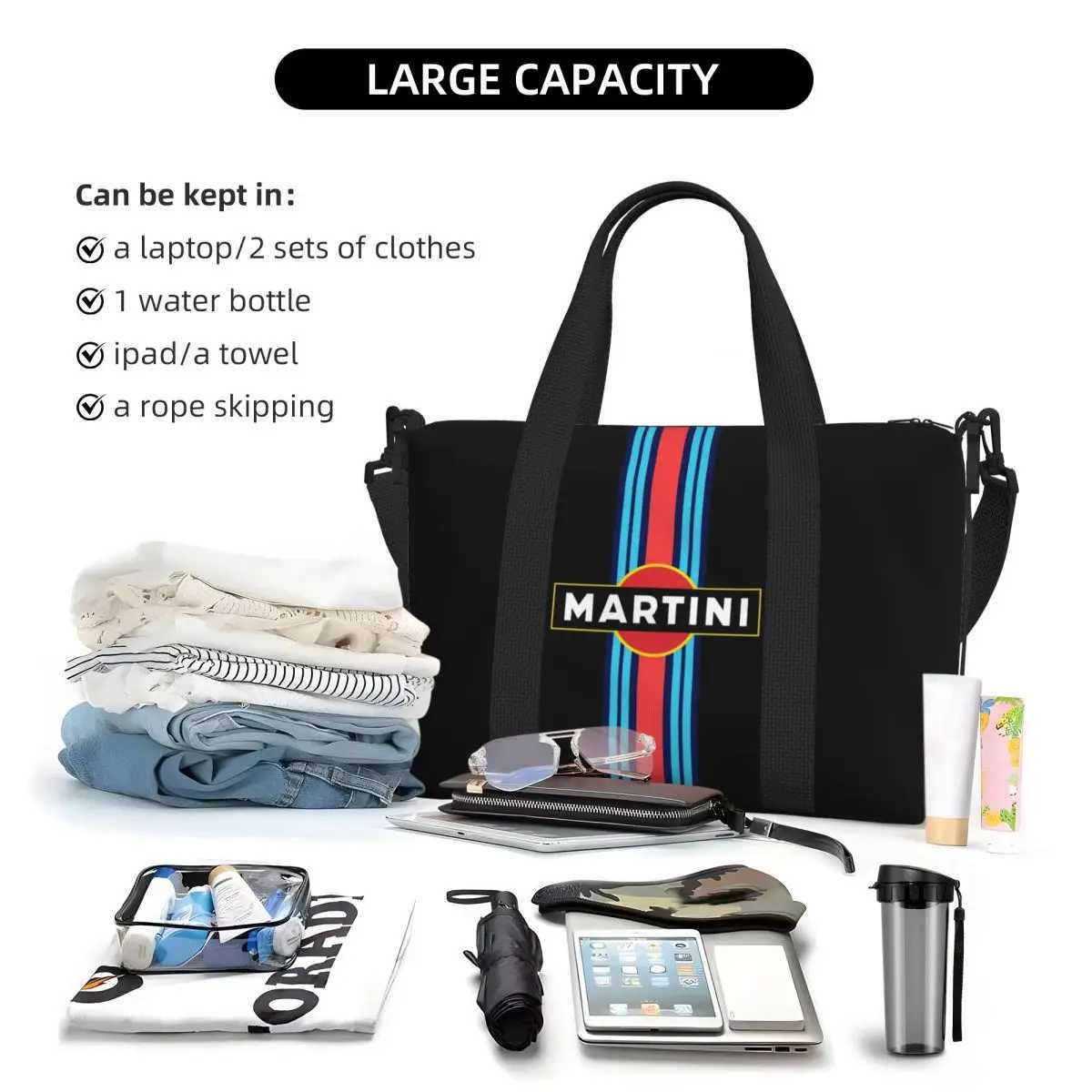M-Martini Racing Multi-functional Portable Crossbody Travel Bag Combining Fashion and Practicality Easily Holding Your World W250618
