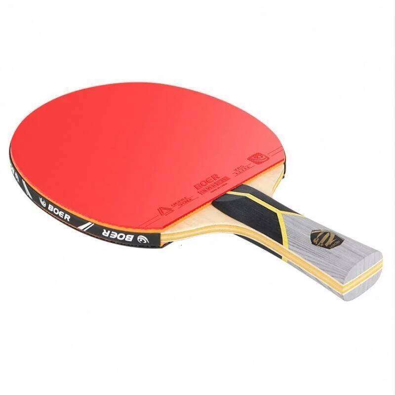 1Pcs Professional 9-Ply Wood Racket with Bag Offensive Table Tennis Paddle Ping Pong Palette