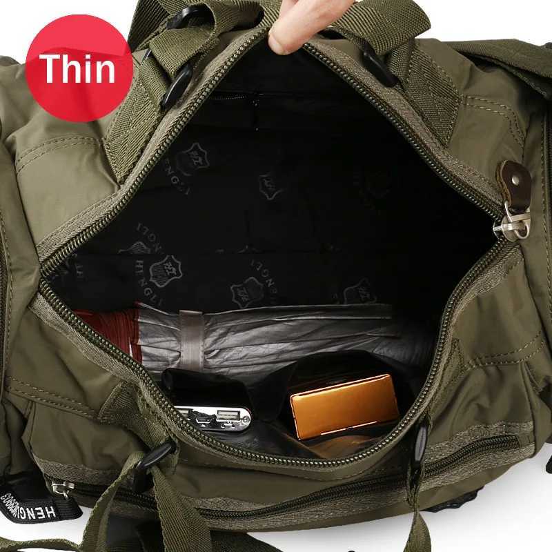 Ruil Men Outdoor Travel Bags Folding Oxford Cloth Bag Protects Portable Waterproof Leisure Bags W250618