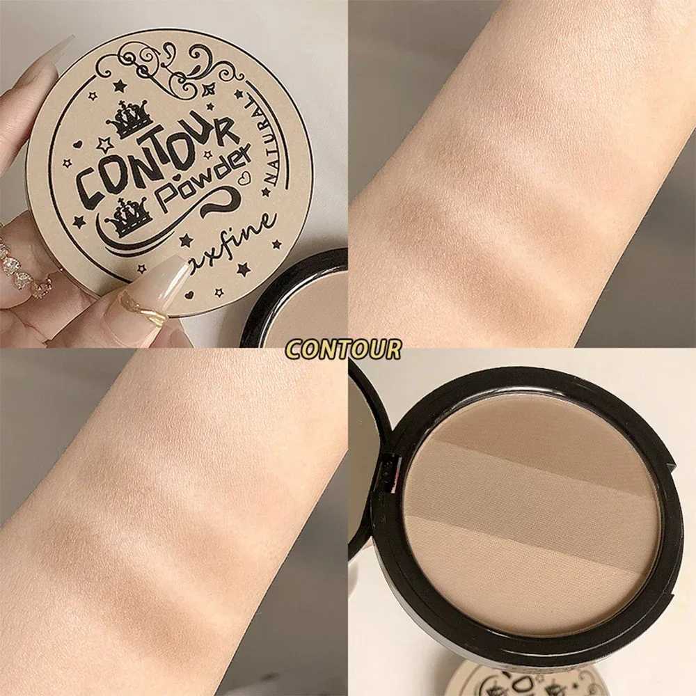 Matte Contouring Powder Rose Pink Bronzer Palette Long Lasting Natural Face Shading Powder Contour Waterproof 3 Colors Cosmetics XJ250618