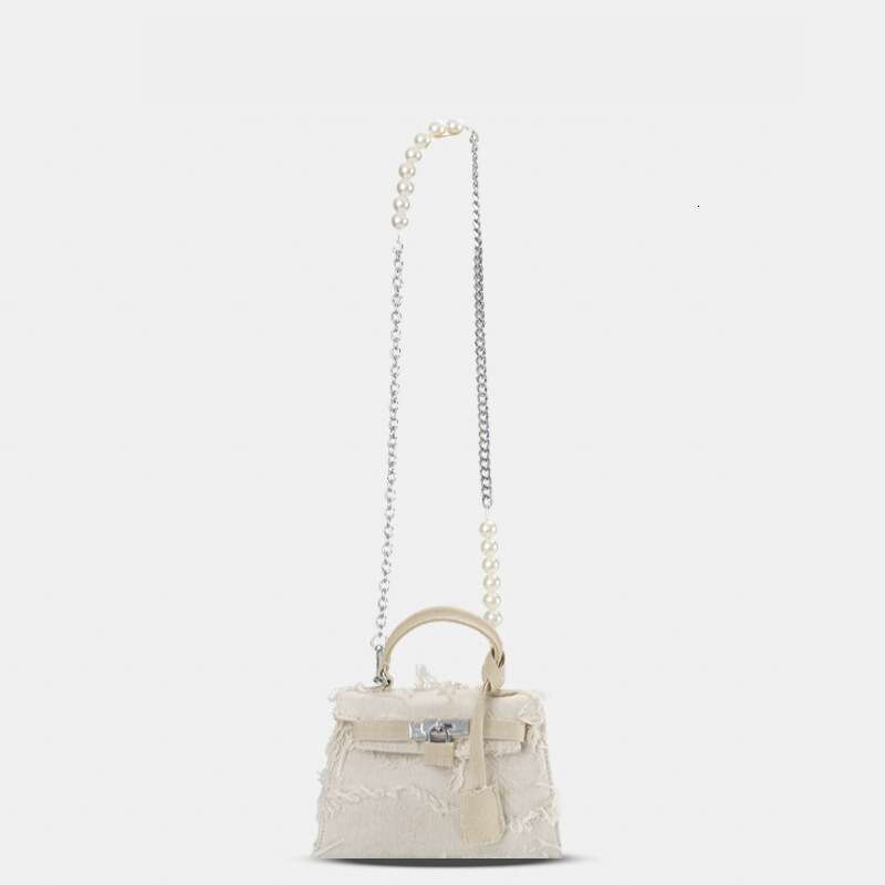 Design Shoulder Bag Tote bag for women pearl chain large capacity fashionable and high-end feel