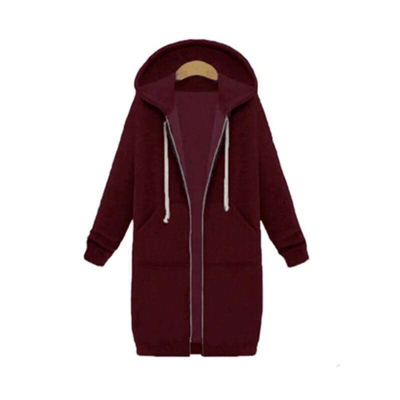 Casual Comfortable Garment Collection: Trendy Female Hooded Top Designed For Cooler Weather