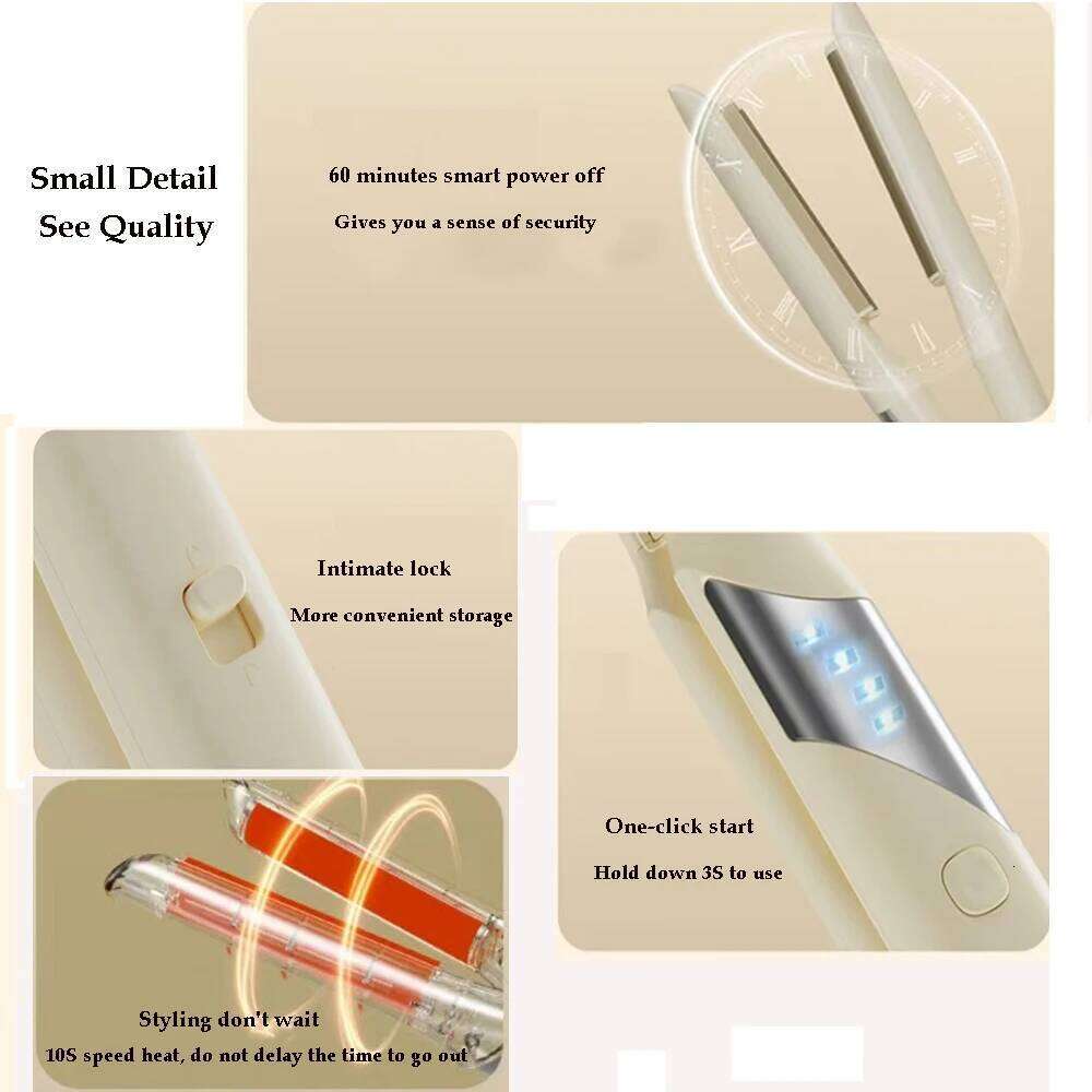 Semi-Round Electric Fluffy High Skull Pad Hair Root Men And Women Curling Perming Iron Tool